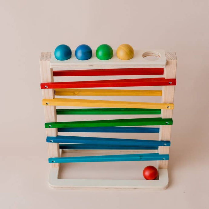Track a ball Wooden Rack - littlelightcollective