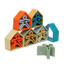 Load image into Gallery viewer, Nature Kids &amp; Houses 6 Pack (Assorted Colors) - littlelightcollective