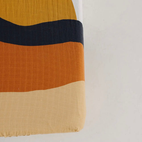 Sunset Crib Sheet - littlelightcollective