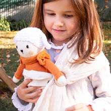 Load image into Gallery viewer, Nino, the brave sheep, handmade lamb sheep plush - littlelightcollective