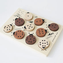 Load image into Gallery viewer, Wooden Tray Puzzle - Count to 10 Ladybugs - littlelightcollective