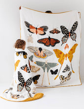 Load image into Gallery viewer, Pre-Order - Large Butterfly Collector Throw Blanket - littlelightcollective