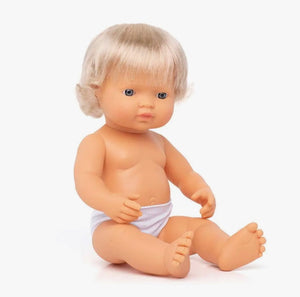 Baby Doll Caucasian Girl 15'' Adrienne - littlelightcollective