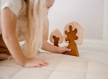 Load image into Gallery viewer, Two Toned Wooden Trees - littlelightcollective