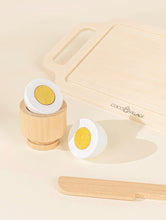 Load image into Gallery viewer, Wooden Breakfast &amp; Tray Playset - littlelightcollective