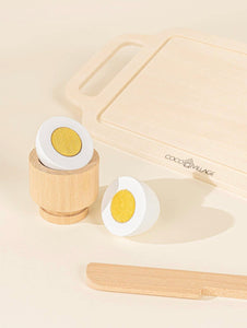 Wooden Breakfast & Tray Playset - littlelightcollective