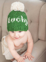 Load image into Gallery viewer, Lucky St. Patrick&#39;s Day Hand Knit Beanie Hat - littlelightcollective