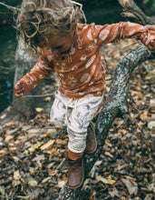 Load image into Gallery viewer, Organic Drawstring Pants - Forest Cream - littlelightcollective