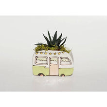 Load image into Gallery viewer, Julie Richard Ceramist - Small Vintage Green Boler Planter - littlelightcollective