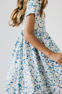 Daisy Blue Dress - littlelightcollective