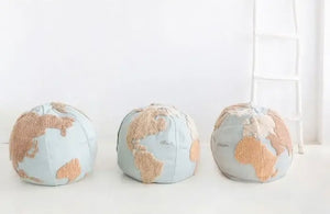 Pouffe World Map - littlelightcollective