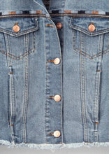 Load image into Gallery viewer, Size Large Lone Star Denim Jacket - littlelightcollective