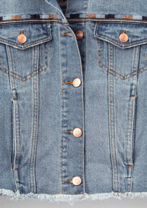 Size Large Lone Star Denim Jacket - littlelightcollective