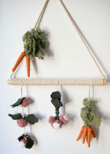 Wall hanger Veggies Mobile - littlelightcollective