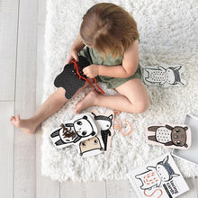 Load image into Gallery viewer, Lacing Cards - Baby Animals - littlelightcollective
