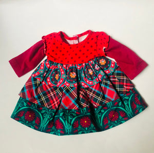 Matilda Jane Doll Ruffle Christmas Dress - littlelightcollective