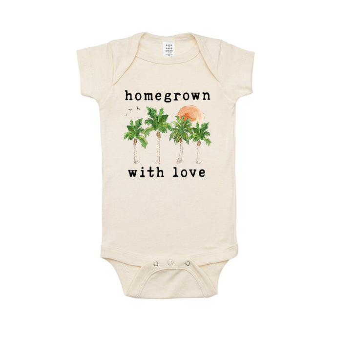 Homegrown with Love Organic One Piece Bodysuit - littlelightcollective