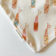Load image into Gallery viewer, Organic Bandana Bib | Love Pop | Handmade in the US - littlelightcollective