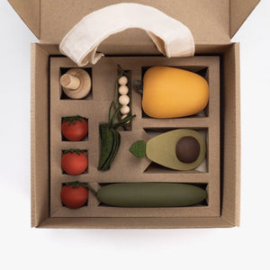 Wooden VegeTables Set | Vegetables Toys |Salad Food Play Set - littlelightcollective