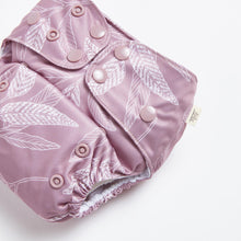 Load image into Gallery viewer, Mauve Native Modern Cloth Nappy - littlelightcollective