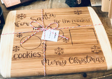 Load image into Gallery viewer, For Santa Bamboo Cutting Board - littlelightcollective