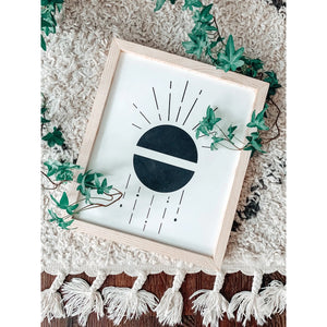 Always Happy | Modern Minimalist Sign - littlelightcollective