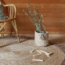 Load image into Gallery viewer, OSLO jute wall storage basket - littlelightcollective