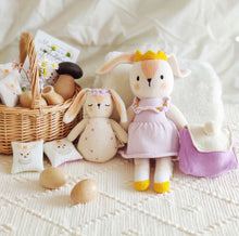 Load image into Gallery viewer, Handmade Fair Trade Rattle - Bunny - littlelightcollective