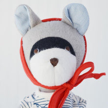Load image into Gallery viewer, Red Bonnet for Dolls - littlelightcollective