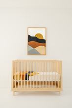 Load image into Gallery viewer, Sunset Crib Sheet - littlelightcollective