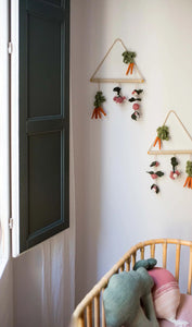 Wall hanger Veggies Mobile - littlelightcollective