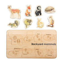 Load image into Gallery viewer, Backyard Mammals Puzzle - littlelightcollective
