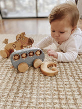 Load image into Gallery viewer, Wooden Teething Toy Moon - littlelightcollective