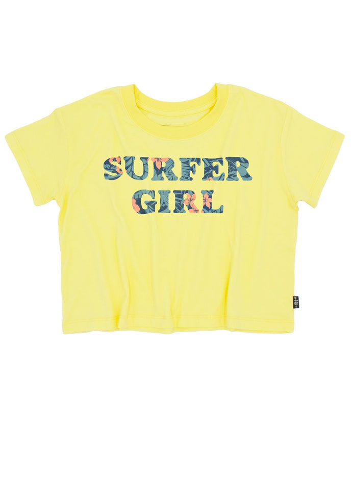 SURFER GIRL CROP TEE - littlelightcollective
