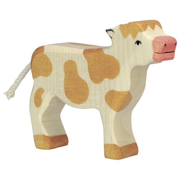 Calf, standing, brown - littlelightcollective