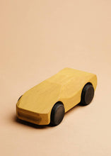 Load image into Gallery viewer, Wooden Car Cyber Truck Painted - littlelightcollective