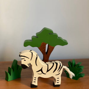Wooden Safari Animals set - littlelightcollective