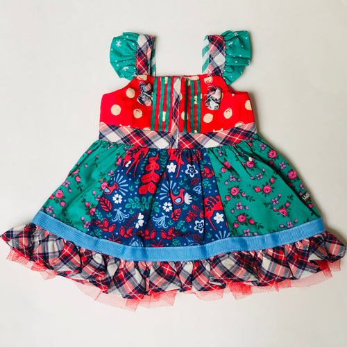 Matilda Jane Doll Christmas Knot Dress - littlelightcollective