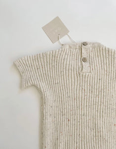 Sprinkle Knit RIbbed Playsuit - littlelightcollective