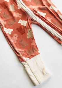Valentines Gummy Bear Bamboo Zippy Pajamas - littlelightcollective