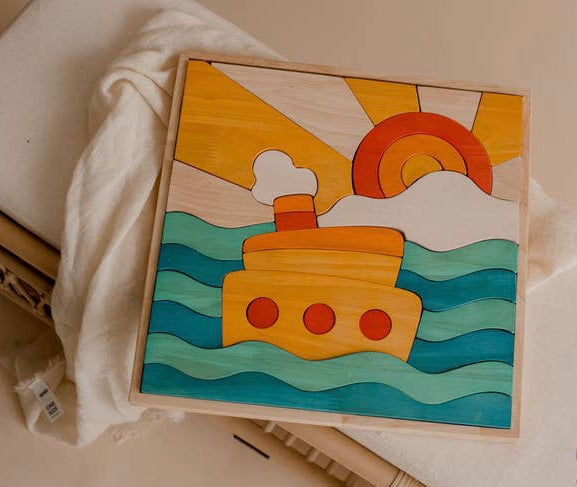 Ocean & Ship Puzzle Play Set - littlelightcollective