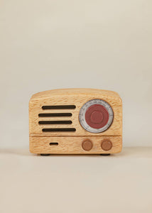 Wooden Music Box - THE VINTAGE RADIO - littlelightcollective