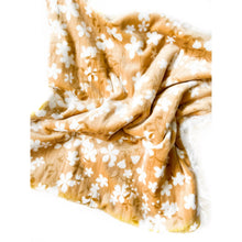 Load image into Gallery viewer, Mustard Floral Lovey Blanket - littlelightcollective