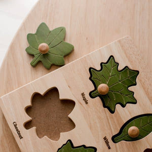 Montessori Leaf Puzzle - littlelightcollective