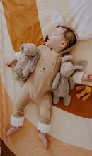 Load image into Gallery viewer, Peach Rainbow Cotton Cot / Crib Fitted Sheet - littlelightcollective
