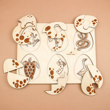 Load image into Gallery viewer, Crack the Egg Wooden Puzzle - littlelightcollective