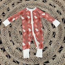 Load image into Gallery viewer, Valentines Gummy Bear Bamboo Zippy Pajamas - littlelightcollective