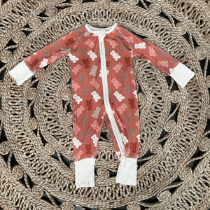 Valentines Gummy Bear Bamboo Zippy Pajamas - littlelightcollective