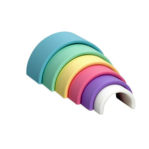 Pastel Rainbow Stacker - littlelightcollective