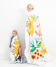Load image into Gallery viewer, Pre-Order Large Garden Party Throw Blanket - littlelightcollective